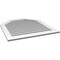 Ekena Millwork Octagonal Top Surface Mount PVC Gable Vent: Functional, w/ 3-1/2"W x 1"P Standard Frame, 36"W x 40"H GVPOT36X4001SF - alternate 3